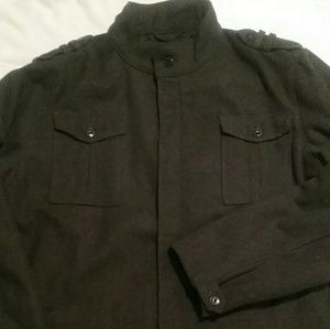 Old Navy Gray XXX-Large Pea Coat